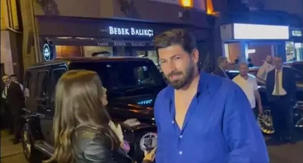 Bebekte panik anları Ellerindeki güllerle dikkat çekti