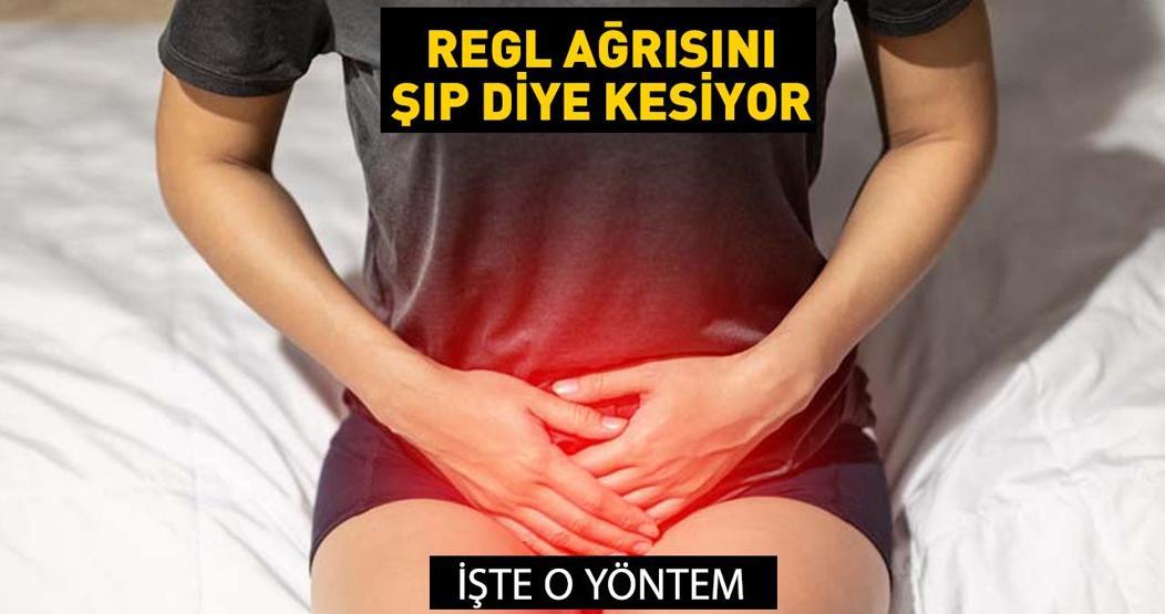 Regl ağrısını şıp diye kesiyor Sancı başlar başlamaz uygulayın İşte o doğal ve basit yöntem