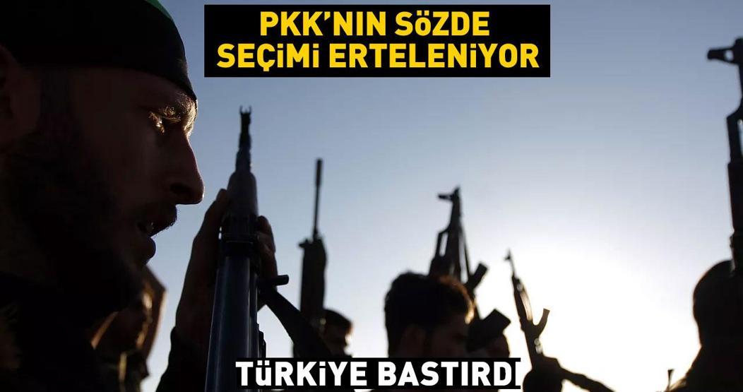 Terör örgütü PKK’nın sözde seçimi erteleniyor