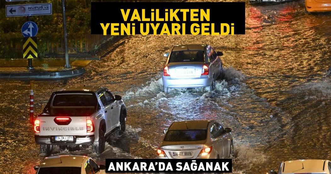Son dakika... Sağanak dün başkenti felç etmişti Valilikten yeni uyarı geldi
