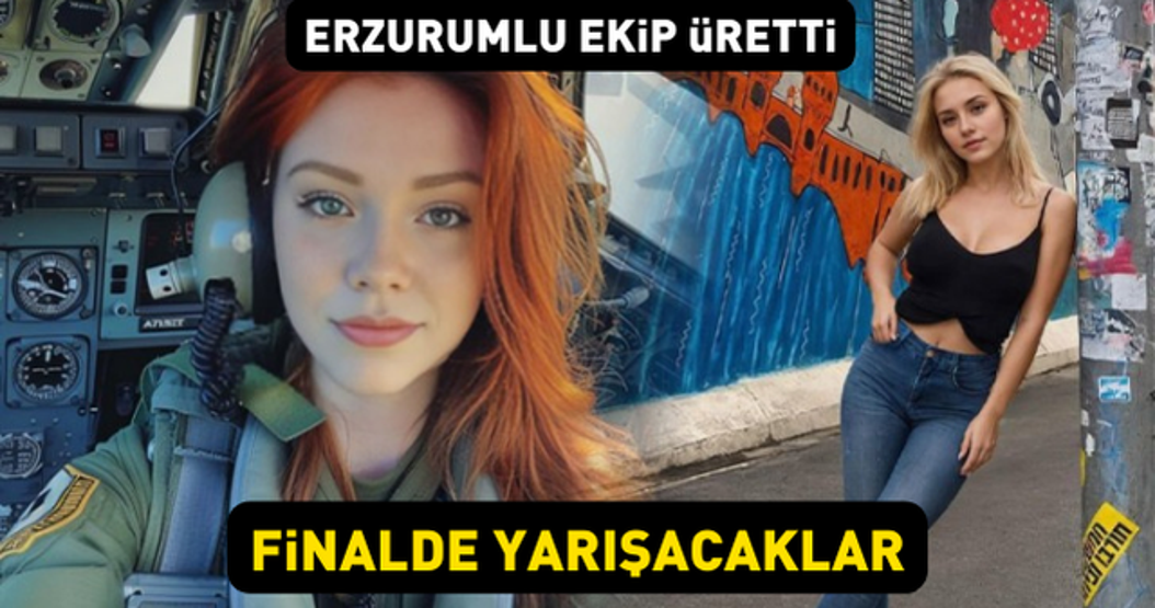 Dünyada ilk: Yapay zeka model güzellik yarışmasında Erzurumlu ekip finalde