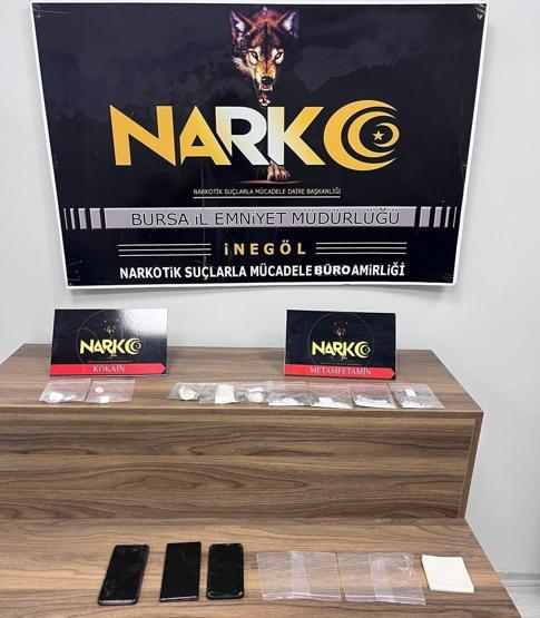 Bursada narkotik operasyonu 2 kişi yakalandı