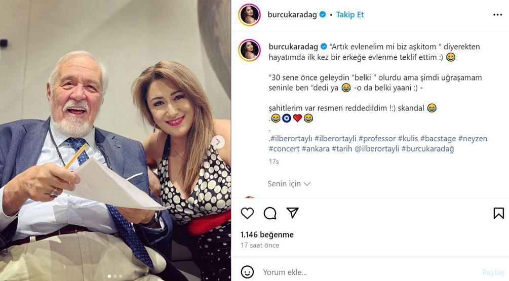 Büyük aşkını açıklamıştı İlber Ortaylı Artık evlenelim mi biz aşkitom sorusuna bakın ne yanıt vermiş