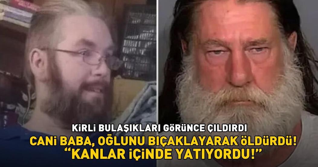 Kirli bulaşıkları görünce çıldırdı Cani baba, öz oğlunu bıçakladı Kanlar içinde yatıyordu
