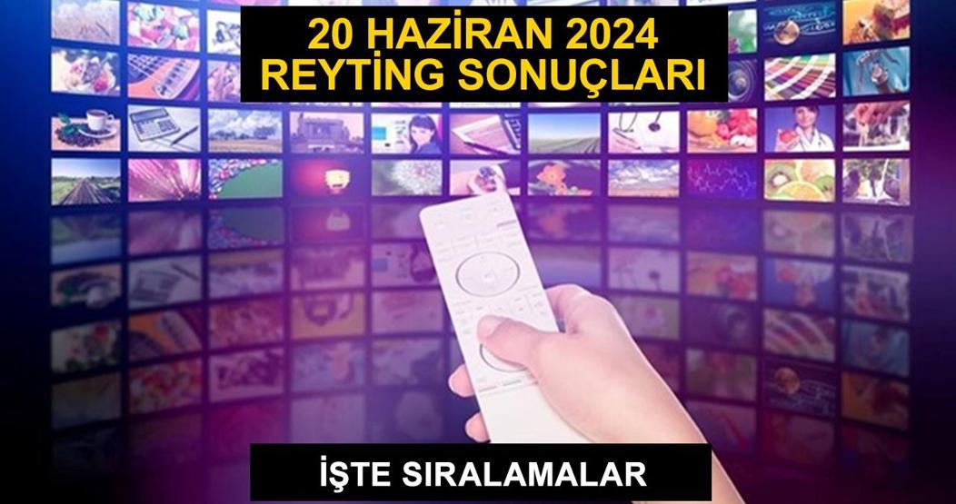 Reyting sonuçları 20 Haziran 2024 Perşembe...EURO 2024, Alan ve Masterchef reyting sıralaması