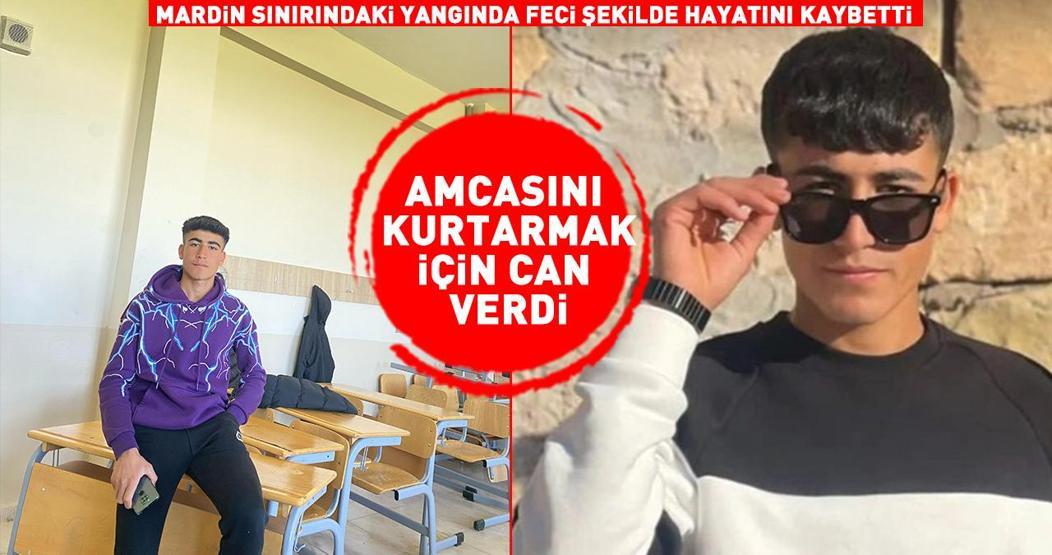 Yangında feci şekilde hayatını kaybetmişti: Amcasını kurtarmak için can vermiş...