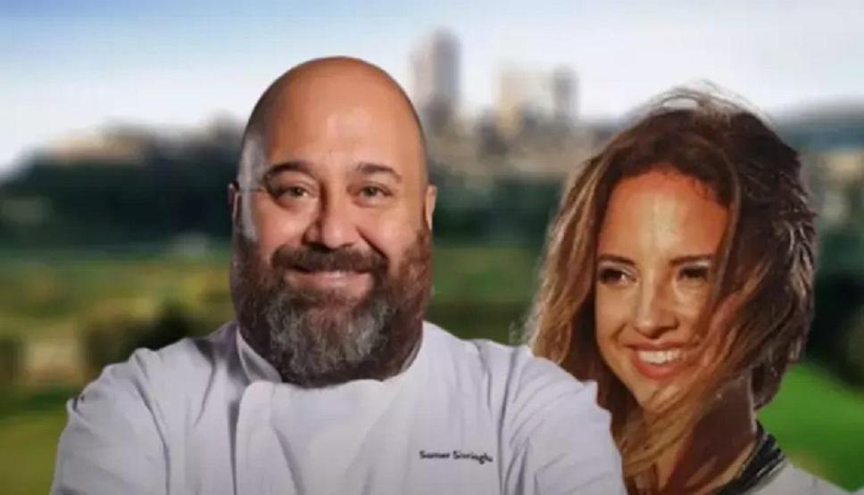 MasterChef Somer Sivrioğlu ve sevgilisi Ayşe Özyılmazel aşka geldi Beyimin bıçağından başkasını kullanmam