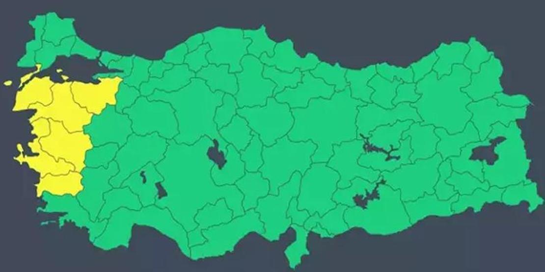 Dikkat Meteorolojiden sarı kodlu uyarı: Kuvvetli gelecek