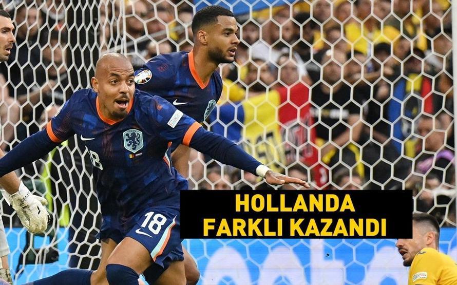 Hollanda, Romanya’yı geçti ve çeyrek finale yükseldi