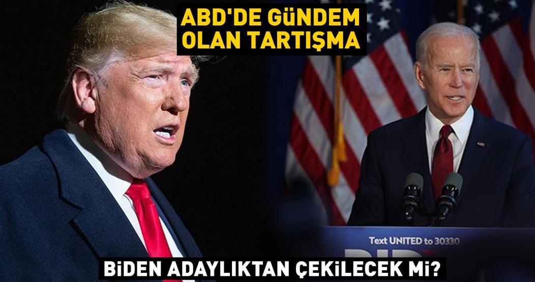 ABDde gündem olan tartışma Biden adaylıktan çekilecek mi