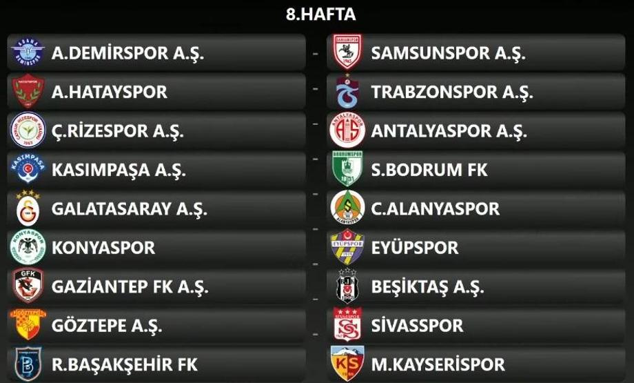 Süper Lig 2024-2025 sezonu fikstürü belli oldu İşte 17 haftalık program...