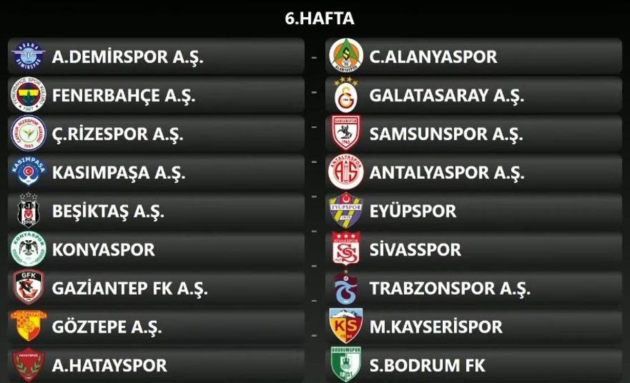 Süper Lig 2024-2025 sezonu fikstürü belli oldu İşte 17 haftalık program...