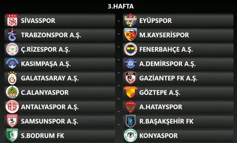 Süper Lig 2024-2025 sezonu fikstürü belli oldu İşte 17 haftalık program...