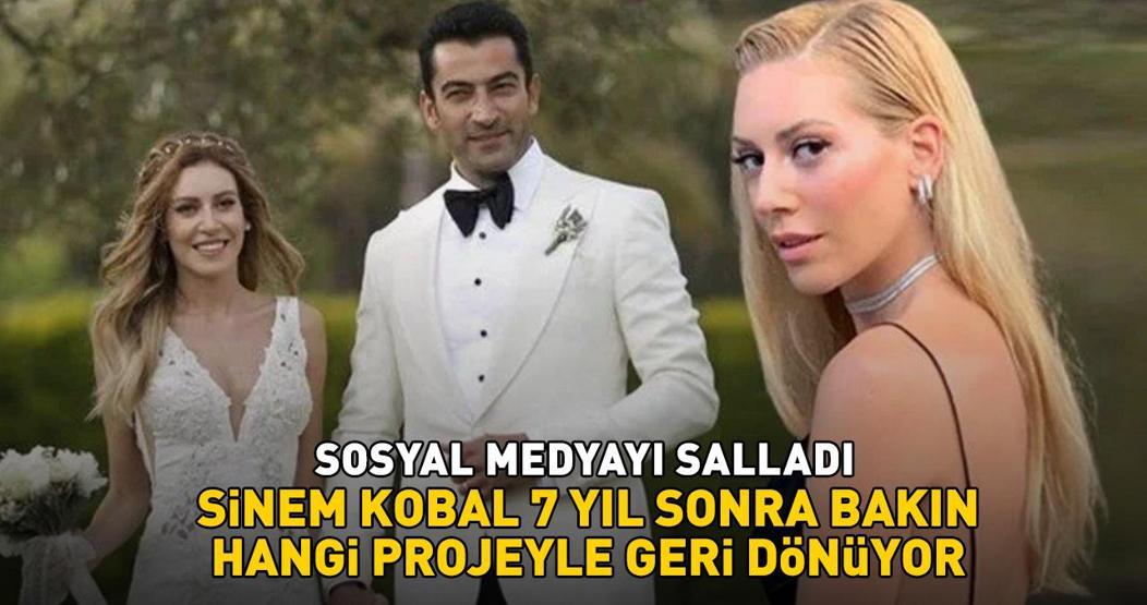 Kenan İmirzalıoğlu’nun güzel eşi Sinem Kobal 7 yıl sonra bakın hangi projeyle ekranlara geri dönüyor
