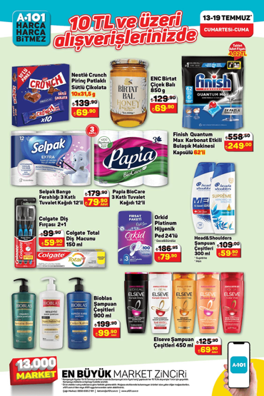 A101in 13 Temmuz 2024 aktüel ürünler kataloğu...