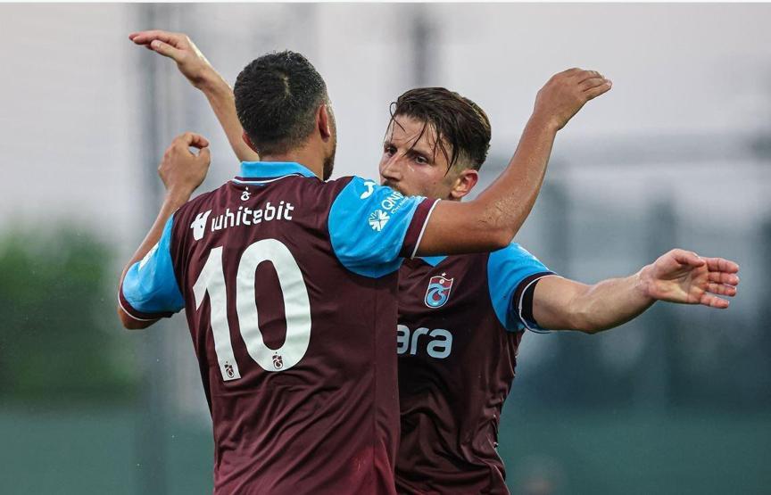 Trabzonspor, hazırlık maçından galip ayrıldı