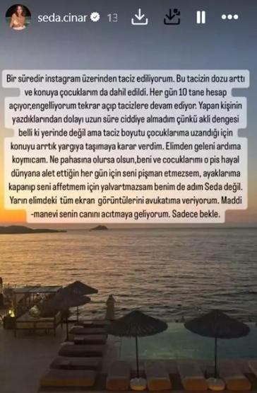 Taciz mesajlarına isyan etti CANINI ACITMAYA GELİYORUM