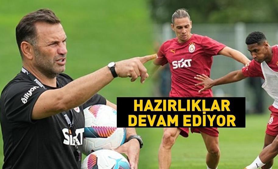 Galatasaray, hazırlıklarına devam ediyor