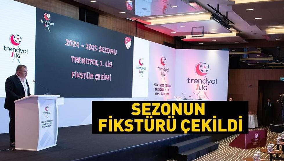 Trendyol 1. Lig’in fikstürü çekildi