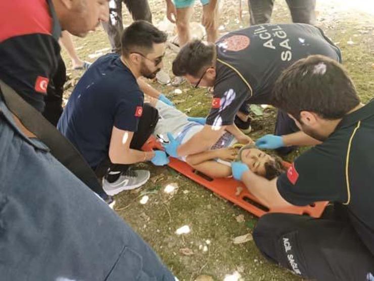 Bunun adı mucize 5. kattan düştü, burnu bile kanamadı