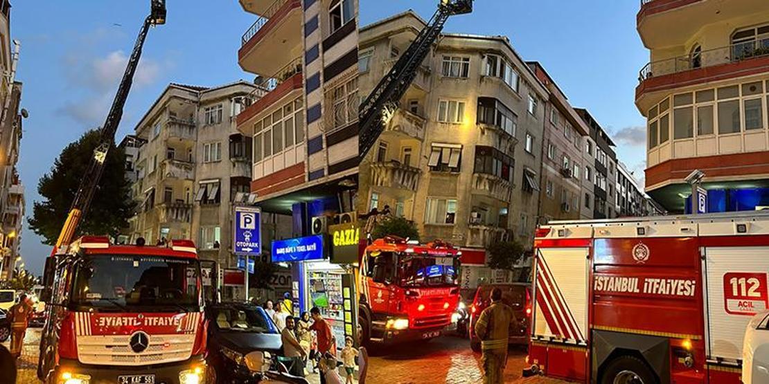 Yangın ihbarına gitmişlerdi Çatıya çıkınca şoke oldular