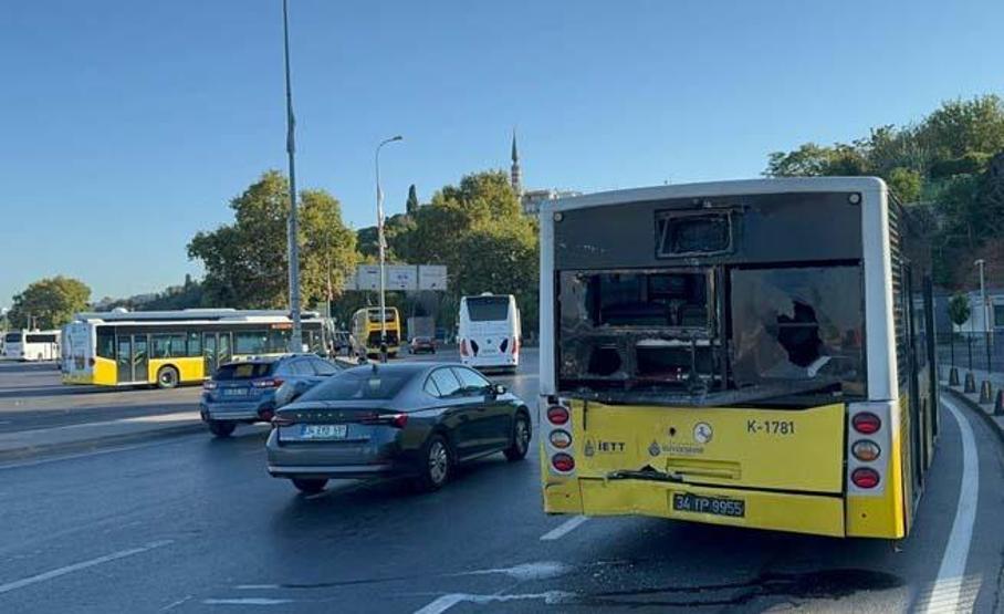 İETT otobüsü ile yolcu otobüsü çarpıştı: 3 yaralı