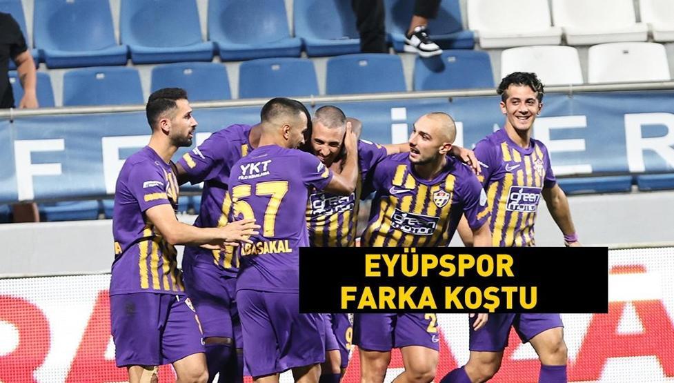 Eyüpspor, ilk galibiyetini farklı aldı