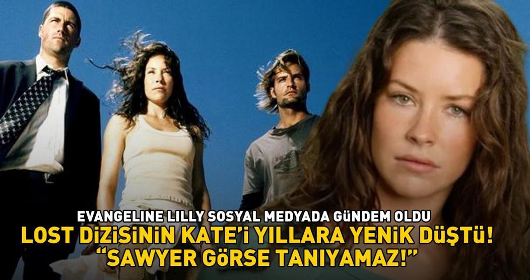 Lost dizisinin Katei Evangeline Lilly yıllara yenik düştü Sawyer görse tanıyamaz