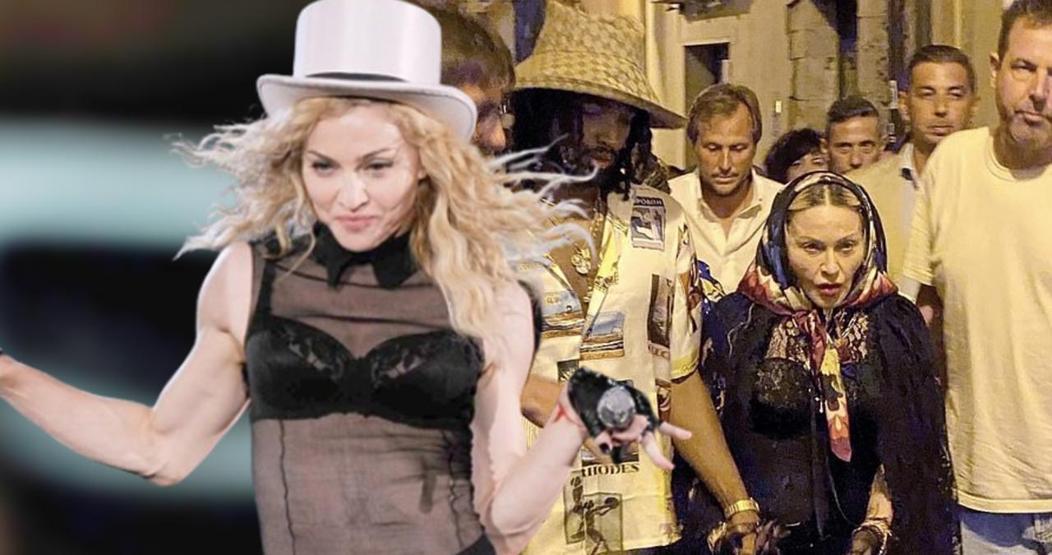 Popun Kraliçesi Madonna 38 yaş küçük sevgilisiyle görüntülendi Sosyal medya yıkıldı: Fena çökmüş