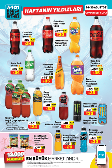 A101 Marketlerinde 24-30 Ağustos Aktüel Ürünler: Kaçırılmayacak Fırsatlar