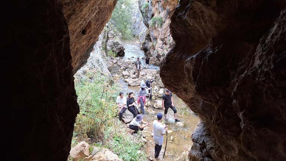 Çimenli Kanyonu doğaseverlerin gözdesi oldu