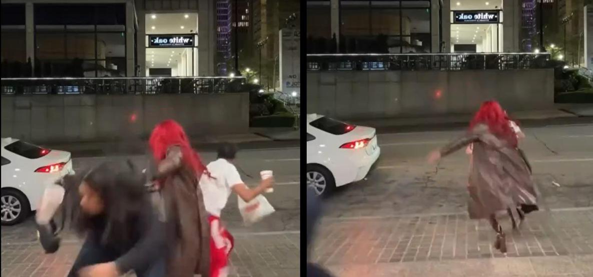 SOKAK ORTASINDA DANS Sosyal medyada paylaşmak için video çekiyorlardı Silah seslerini duyunca bakın nasıl kaçtılar