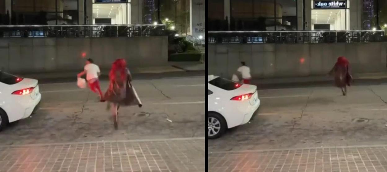 SOKAK ORTASINDA DANS Sosyal medyada paylaşmak için video çekiyorlardı Silah seslerini duyunca bakın nasıl kaçtılar