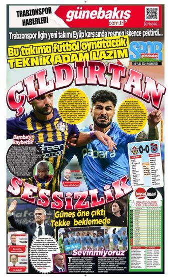 Trabzonsporda gol krizi: Allah bize Eyüp sabrı versin