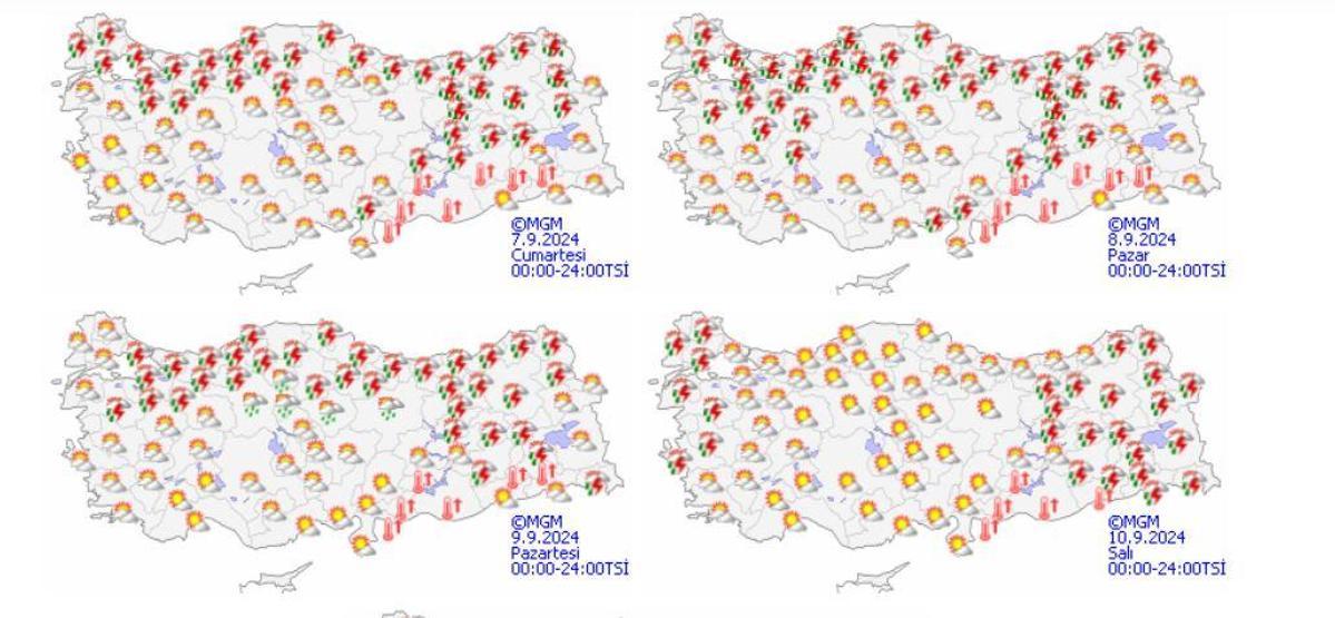 Plan yapacaklar dikkat Meteoroloji açıkladı: Hafta sonu hava nasıl olacak