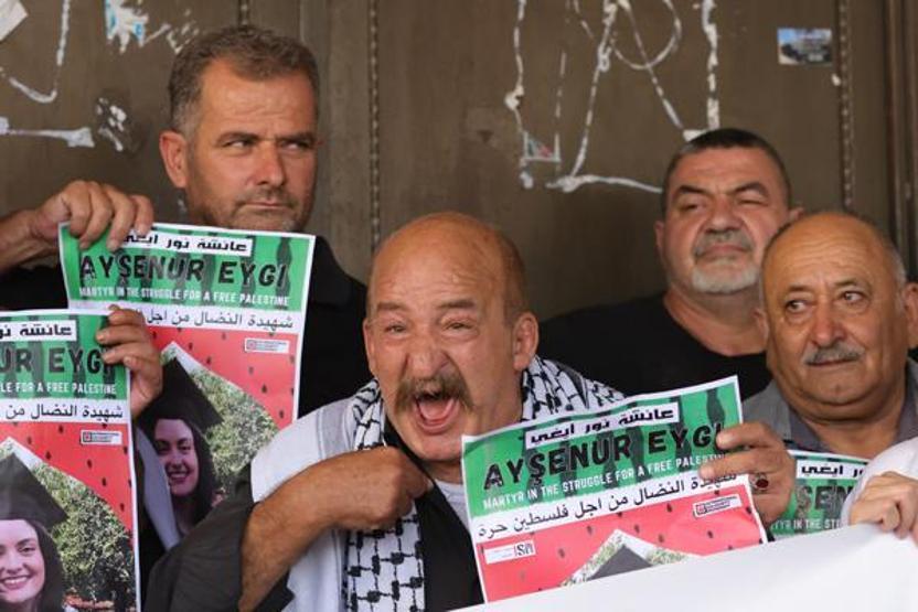 Ayşenur Ezgi için Batı Şeriada cenaze töreni