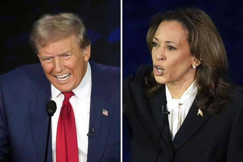 ABDyi ekrana kilitleyen Trump-Harris düellosu: Sürpriz bir görüntü ile başladı İşte öne çıkanlar...