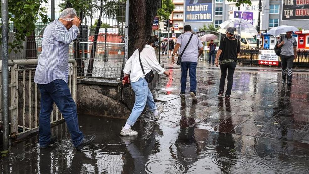 Dikkat Listede İstanbul da var... Meteorolojiden sağanak uyarısı