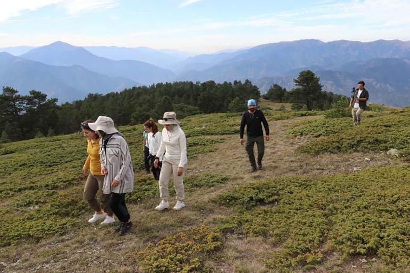 Gümüşhaneli dağcılardan kış mevsimi öncesi bağışıklık güçlendiren etkinlik