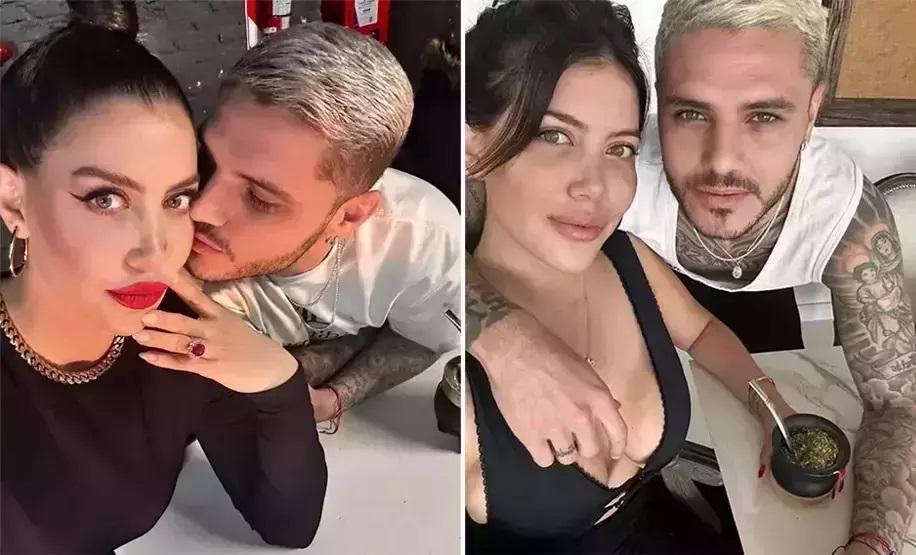 Galatasarayın yıldızı Icardi sosyal medyayı salladı Wanda Nara ile barışmıştı AŞK ADAM