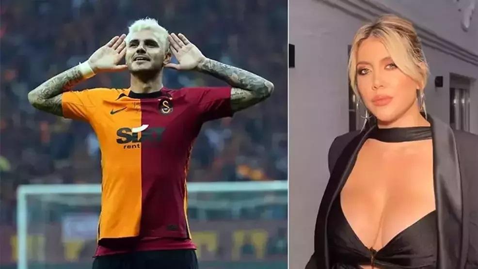 Galatasarayın yıldızı Icardi sosyal medyayı salladı Wanda Nara ile barışmıştı AŞK ADAM