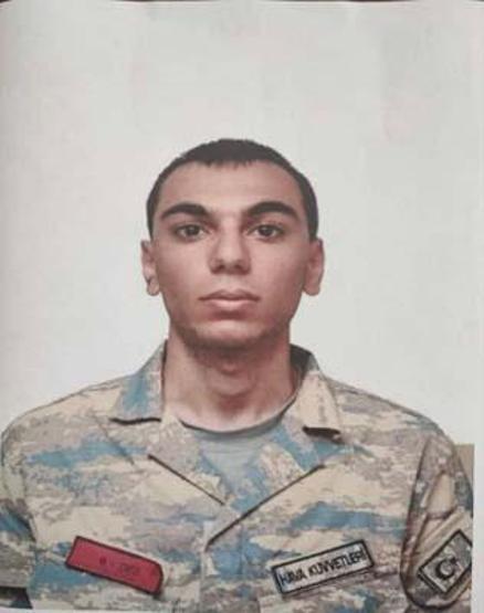 Rahatsızlanıp hayatını kaybeden er, Hatayda toprağa verildi