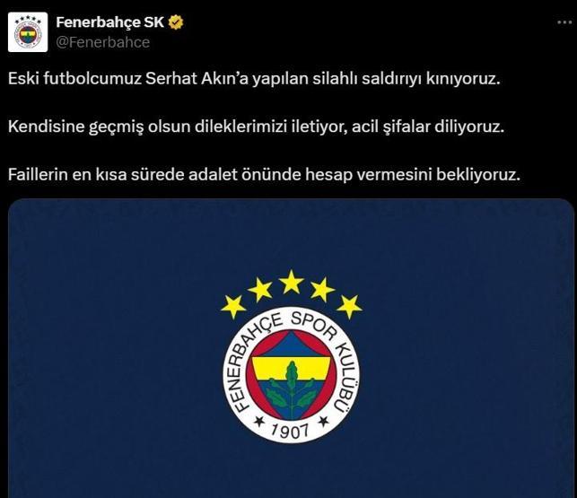 Fenerbahçe Asbaşkanı Acun Ilıcalıdan Serhat Akın açıklaması: Silahlı saldırıyı şiddetle kınıyorum