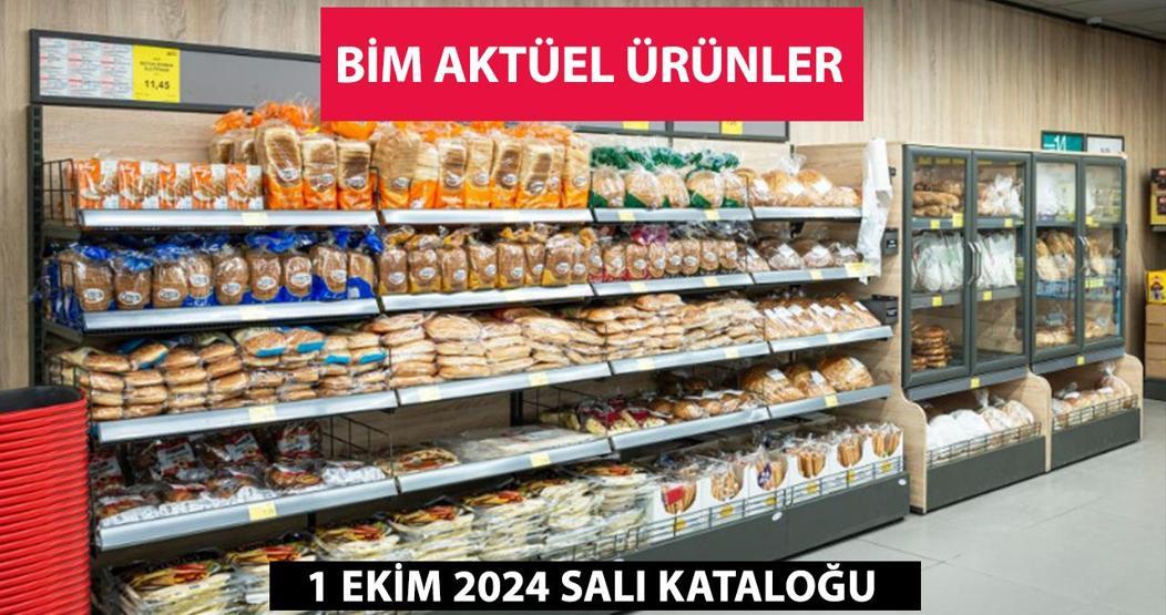 Raflarda BİM AKTÜEL 1 EKİM 2024 BİM kataloğu aktüel ürünleri neler
