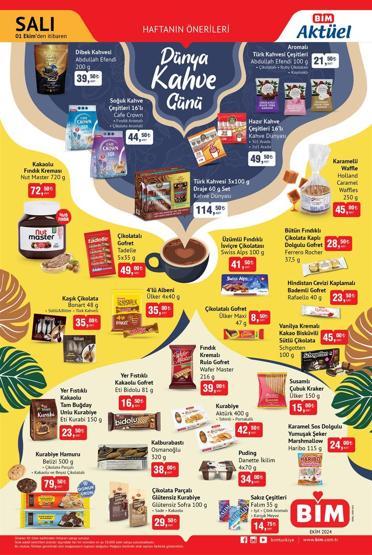 Raflarda BİM AKTÜEL 1 EKİM 2024 BİM kataloğu aktüel ürünleri neler