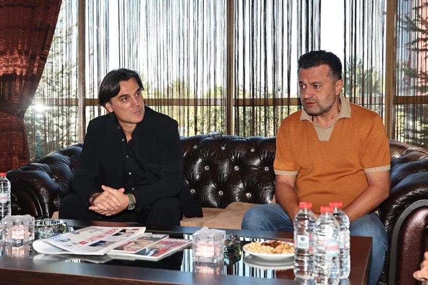A Milli Takım Teknik Direktörü Vincenzo Montella, Sivassporu ziyaret etti