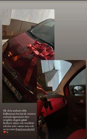 Mehmet Ali Erbilden sevgilisi Gülseren Ceylana milyonluk hediye Sosyal medyadan paylaştı