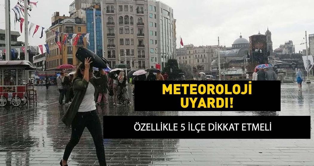 İstanbullular dikkat Yarın yağmur yağışı artarak devam edecek Şemsiyesiz çıkmayın