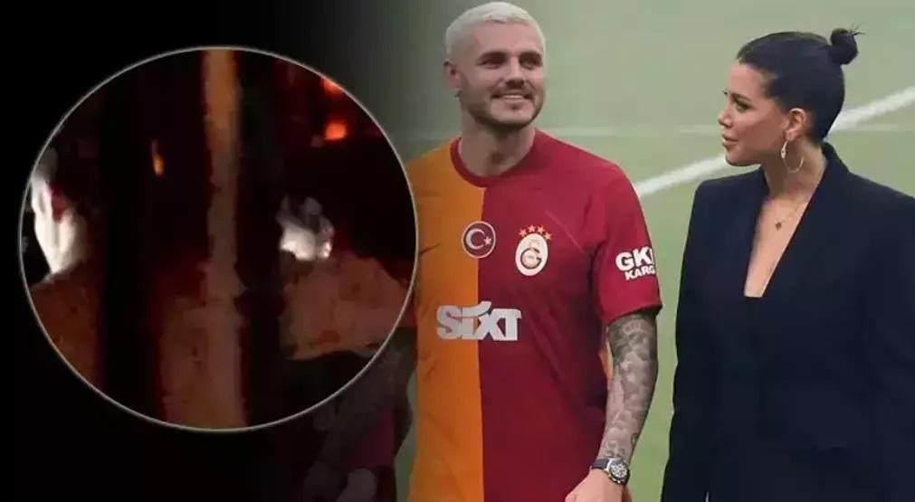 Galatasarayın yıldızı Icardi ile Wanda Naradan aile pozu ŞÜKÜR BARIŞTILAR, ARTIK RAKİPLERİ DÜŞÜNSÜN