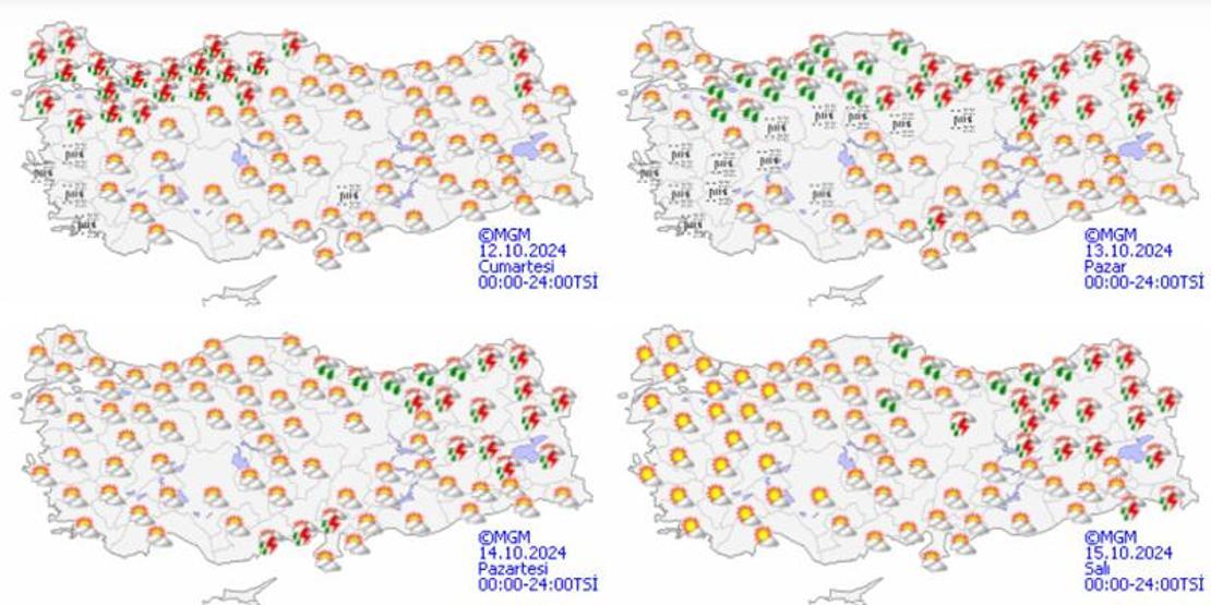 Hafta sonu plan yapanlar dikkat Meteoroloji il il uyardı: Kuvvetli geliyor